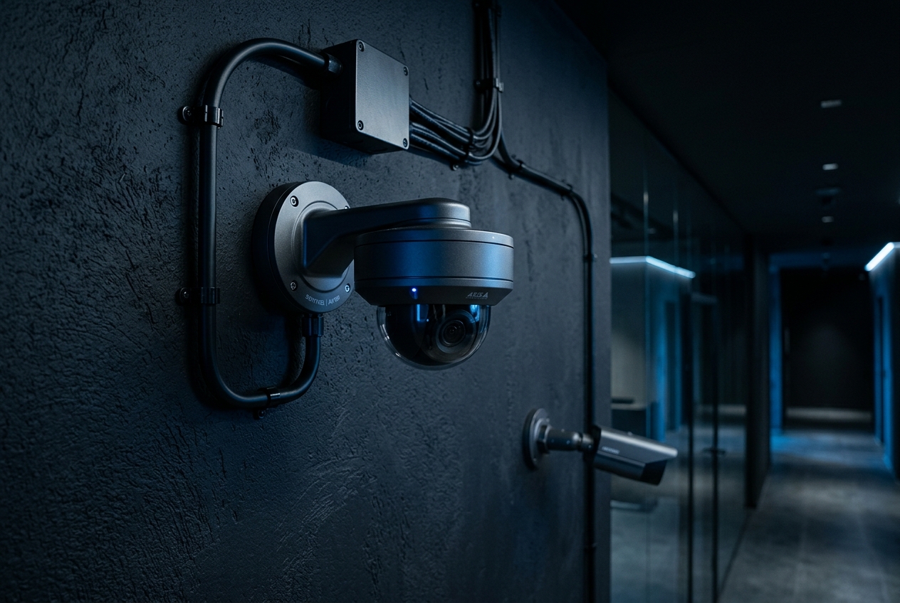 Professional CCTV installation by EMITS Technologies